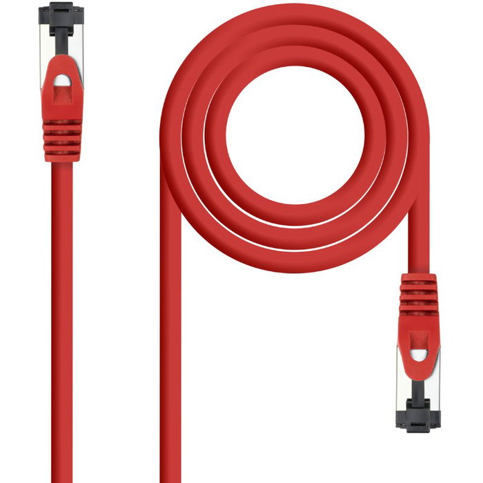 Nanocable Cable de Red Cat.8.1 SSTP AWG26 1m Rojo